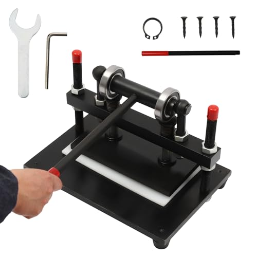 TouSuaRSi Leder Stanzmaschine Manuelle Stanzmaschine und Prägemaschine Lederschneidemaschine für Leder, Stoffe, Silikon, Gummi, Bücher, Papier | 26 * 16cm TouSuaRSi Leder Stanzmaschine Manuelle Stanzmaschine und Prägemaschine Lederschneidemaschine für Leder, Stoffe, Silikon, Gummi, Bücher, Papier | 26 * 16cm von TouSuaRSi