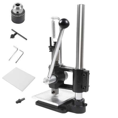 TouSuaRSi Lochstanzer Leder Stanzwerkzeug Stanzmaschine Lederwerkzeug Handbetriebene Prägemaschine mit Sämtliches Installationszubehör für Lederhandwerker | Große Basis: 15 x 12 cm TouSuaRSi Lochstanzer Leder Stanzwerkzeug Stanzmaschine Lederwerkzeug Handbetriebene Prägemaschine mit Sämtliches Installationszubehör für Lederhandwerker | Große Basis: 15 x 12 cm von TouSuaRSi