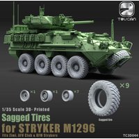 Sagged Tires - Stryker M1296 - 3D-Printed Sagged Tires - Stryker M1296 - 3D-Printed von Toucan Model