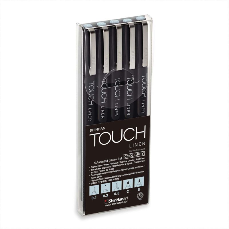 Liner ShinHan Cool Grey 5teilig von Touch