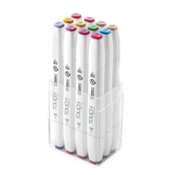 Twin Brush Marker Pastel Colors 12teilig von Touch