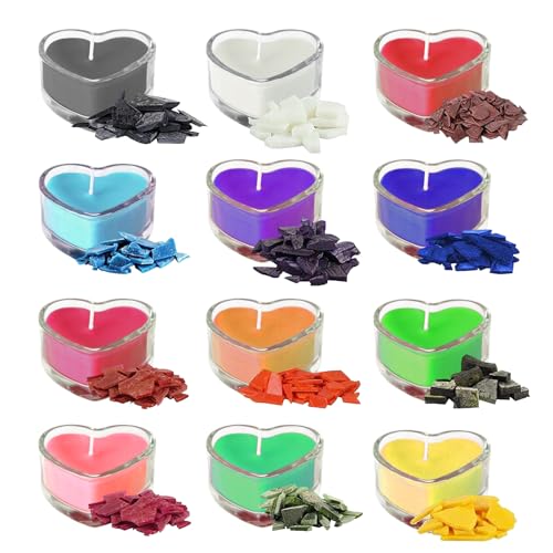 Kerzenwachs Farbe,DIY Kerzenfarben,12 Farben x 5 g Kerzen Gießen Farbstoff,Kerzenwachs zum Färben von Kerzen,Kerzen gießen Farbstoff,für Sojawachs, Bienenwachs, Palmenwachs, Gelwachs Kerzenwachs Farbe,DIY Kerzenfarben,12 Farben x 5 g Kerzen Gießen Farbstoff,Kerzenwachs zum Färben von Kerzen,Kerzen gießen Farbstoff,für Sojawachs, Bienenwachs, Palmenwachs, Gelwachs von Toulifly