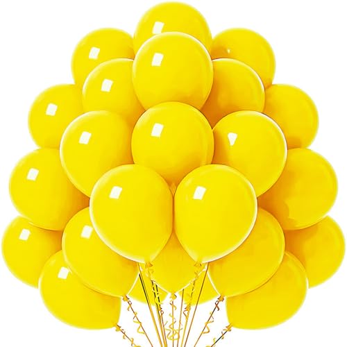 Luftballons Gelb, 30 Stück, 25CM Gelbe Ballons 100% Naturlatex Helium Luftballons, Gelbe Luftballons Geburtstag Party Hochzeit Dekoration Luftballons Gelb, 30 Stück, 25CM Gelbe Ballons 100% Naturlatex Helium Luftballons, Gelbe Luftballons Geburtstag Party Hochzeit Dekoration von Tourima