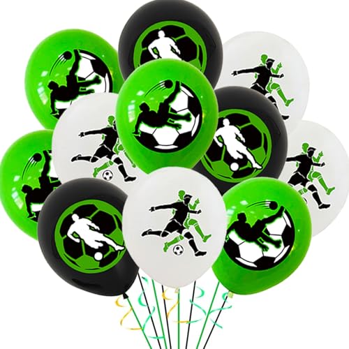 Tourima 15 Stück Fußball Luftballons von Tourima