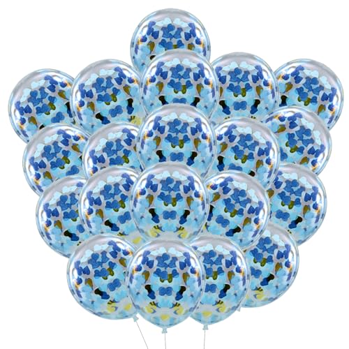 Tourima 20 Stück 12 Zoll Blau Papierballons, Liebeskonfetti Blaue Luftballons Gilt für Geburtstagsdeko, Luftballons Helium Geeignet Deko Jugendweihe Junge Hochzeit Verlobung Babyparty Dekoration Tourima 20 Stück 12 Zoll Blau Papierballons, Liebeskonfetti Blaue Luftballons Gilt für Geburtstagsdeko, Luftballons Helium Geeignet Deko Jugendweihe Junge Hochzeit Verlobung Babyparty Dekoration von Tourima