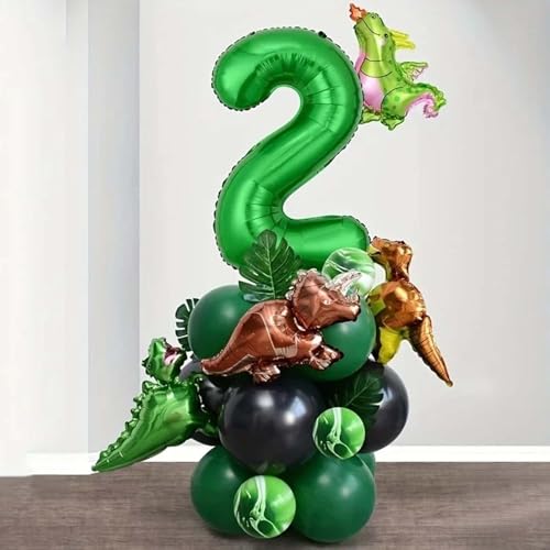 Tourima 25-teiliges Set Dinosaurier-Zahlenballons für 2-Jährige Tourima 25-teiliges Set Dinosaurier-Zahlenballons für 2-Jährige von Tourima