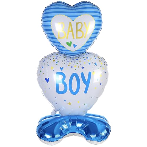 Tourima BABY BOY Stehender Herz Ballon 72x153cm, Babyparty Deko Junge, Its a Boy Deko, Baby Shower Deko, Baby Party Dekoration, Willkommen Zuhause Baby, Luftballons Babyparty Junge, Babyshower Deko Tourima BABY BOY Stehender Herz Ballon 72x153cm, Babyparty Deko Junge, Its a Boy Deko, Baby Shower Deko, Baby Party Dekoration, Willkommen Zuhause Baby, Luftballons Babyparty Junge, Babyshower Deko von Tourima