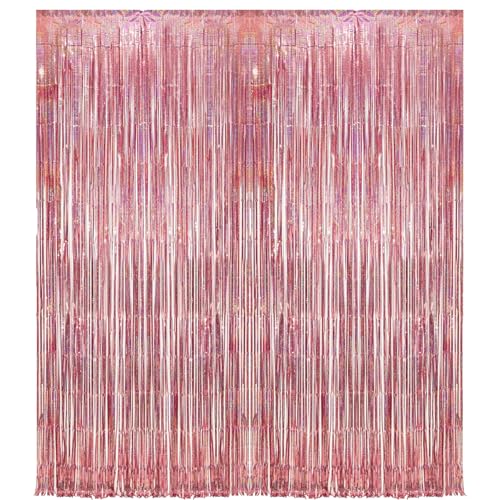 Tourima Lametta Vorhang Rosegold, 250cm X 100cm Rosegold Lametta Vorhang Glitzer für Party Deko und Geburtstagsdeko, Folien Fransen Luftschlangen Glitzervorhang für JGA Accessoires Frauen Polterabend Tourima Lametta Vorhang Rosegold, 250cm X 100cm Rosegold Lametta Vorhang Glitzer für Party Deko und Geburtstagsdeko, Folien Fransen Luftschlangen Glitzervorhang für JGA Accessoires Frauen Polterabend von Tourima