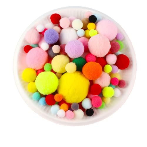 Tourima Pompons zum Basteln, 260 Stück 1-3cm Bunt Mini Pompons, Mini Pompons zum Basteln für Lustige DIY Kreative Handwerk Bunte Pompons für Basteln und Dekoration Tourima Pompons zum Basteln, 260 Stück 1-3cm Bunt Mini Pompons, Mini Pompons zum Basteln für Lustige DIY Kreative Handwerk Bunte Pompons für Basteln und Dekoration von Tourima