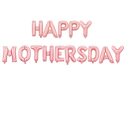 Tourima XXL 16 Zoll Happy Mothersday Rosegold Muttertag Luftballons, Gilt für Geschenke für Mama und Geburtstagsgeschenk für Mama, Muttertagsgeschenk, Mama Geschenk Tourima XXL 16 Zoll Happy Mothersday Rosegold Muttertag Luftballons, Gilt für Geschenke für Mama und Geburtstagsgeschenk für Mama, Muttertagsgeschenk, Mama Geschenk von Tourima