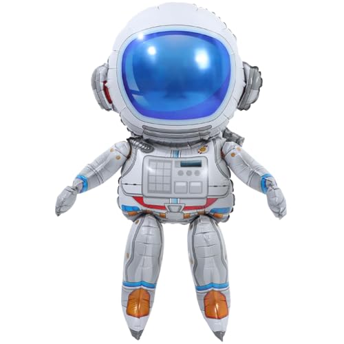 Tourima XXL Astronaut Folienballon 75cm, Weltraum Kindergeburtstag Deko Junge, Spaceballs Helium Ballons Geburtstag, Raumschiff Planeten Rakete Geburtstagsdeko Kinder, Weltraum Deko, Astronauten Tourima XXL Astronaut Folienballon 75cm, Weltraum Kindergeburtstag Deko Junge, Spaceballs Helium Ballons Geburtstag, Raumschiff Planeten Rakete Geburtstagsdeko Kinder, Weltraum Deko, Astronauten von Tourima