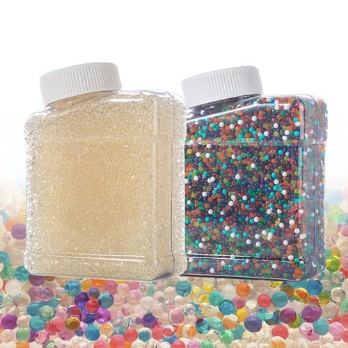 120000 Stück Wasserperlen Mega Set - Bunte, Ungiftig, Wiederverwendbar und Biologisch Abbaubar - Perfekt als Pflanzenfüller, Deko für Vase und Heimwerkerprojekte von Tovbmup