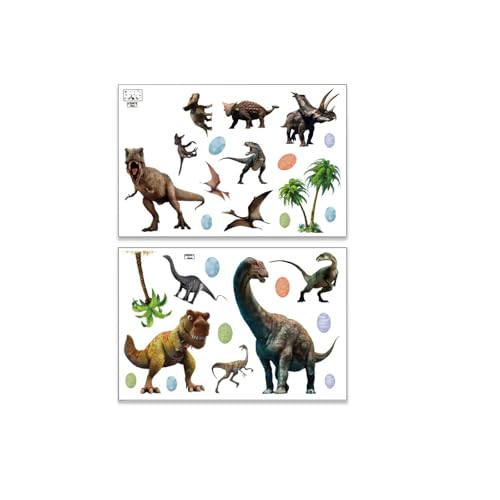 2 PCS Leuchtende Dinosaurier Wandsticker,Dinosaurier Wandtattoo Kinderzimmer,Selbstklebend Dinosaurier Wandtattoo Kinderzimmer,für Junge Kinderzimmer Schlafzimmer Geschenke 2 PCS Leuchtende Dinosaurier Wandsticker,Dinosaurier Wandtattoo Kinderzimmer,Selbstklebend Dinosaurier Wandtattoo Kinderzimmer,für Junge Kinderzimmer Schlafzimmer Geschenke von Tovbmup