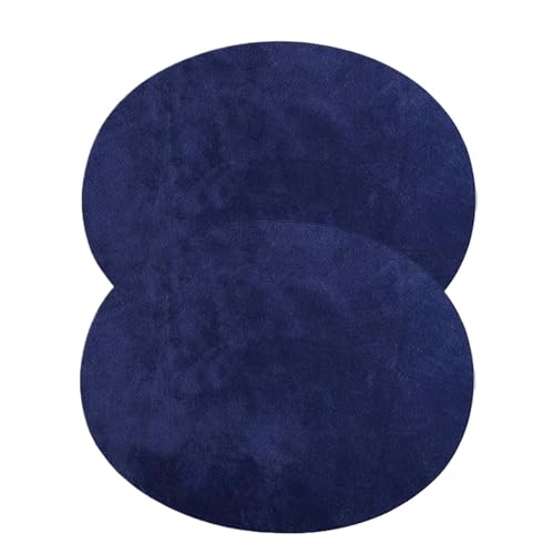 2 beflockte Stoffflicken zum Aufbügeln für Ellbogen oder Knie, Denim, Jeans, innen und außen, Flicken zum Aufbügeln für Kleidungsstücke, Jacken, Reparatur und Kleidungsreparatur, 14 x 11 cm von Tovbmup