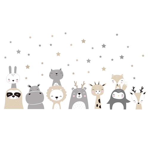 Dschungel Tiere Wandtattoo,Wandtattoo Waldtiere Set Wandsticker,Kinder Babyzimmer Wohnzimmer Schlafzimmer Kinderzimmer Wanddekoration Dschungel Tiere Wandtattoo,Wandtattoo Waldtiere Set Wandsticker,Kinder Babyzimmer Wohnzimmer Schlafzimmer Kinderzimmer Wanddekoration von Tovbmup