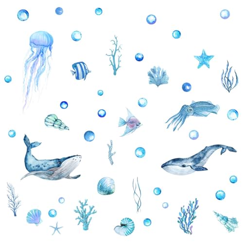Leuchtende Meerestiere Wandtattoos - Fluoreszierende Wandaufkleber für Kinderzimmer und Badezimmer. Bringt die magische Unterwasserwelt in Ihr Zuhause. Perfekte Deko für Kinder, die Meereswelt lieben. Leuchtende Meerestiere Wandtattoos - Fluoreszierende Wandaufkleber für Kinderzimmer und Badezimmer. Bringt die magische Unterwasserwelt in Ihr Zuhause. Perfekte Deko für Kinder, die Meereswelt lieben. von Tovbmup