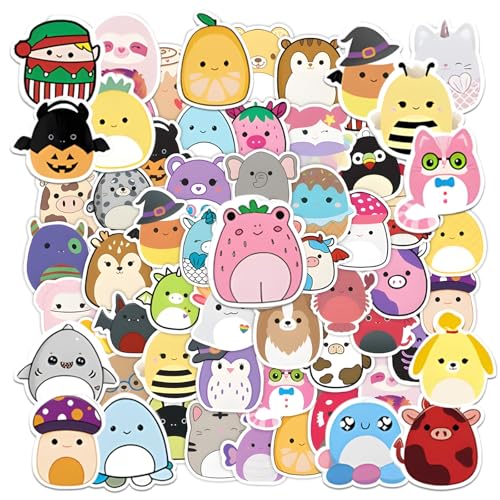 Tovbmup Aufkleber Tieres Sticker Set,100 Stück Tiere Aufkleber Kinder,Cute Cartoon Tiere Stickers Kinder,wasserdichte Vinyl Sticker,für Autos, Snowboards, Wasserflaschen, Laptops von Tovbmup