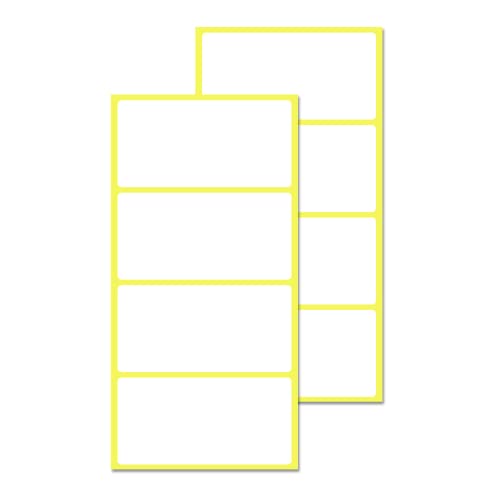 100 Stück, 80 x 40 mm, Aufkleber Etiketten Selbstklebend Klebeetiketten zum Beschriften - Weiß 100 Stück, 80 x 40 mm, Aufkleber Etiketten Selbstklebend Klebeetiketten zum Beschriften - Weiß von TownStix