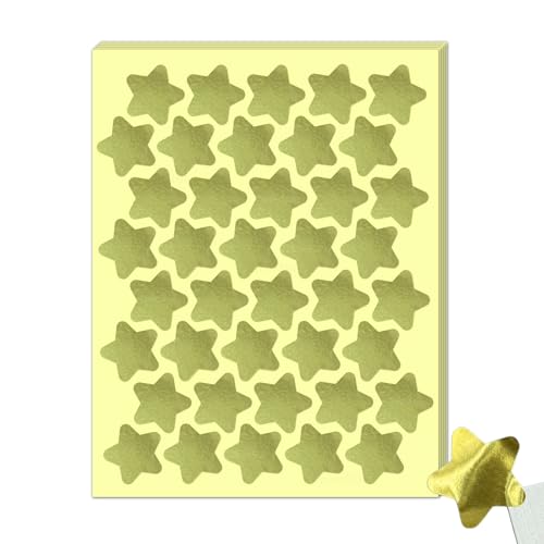1000 Stück, 25mm - Aufkleber Sterne Gold, Stern Sticker Klebesterne Goldene 1000 Stück, 25mm - Aufkleber Sterne Gold, Stern Sticker Klebesterne Goldene von TownStix