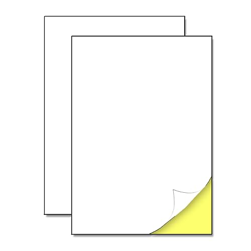 150 Blatt, Etiketten Selbstklebend Bedruckbar, Sticker Papier zum Bedrucken A4 - 297 x 210 mm von TownStix