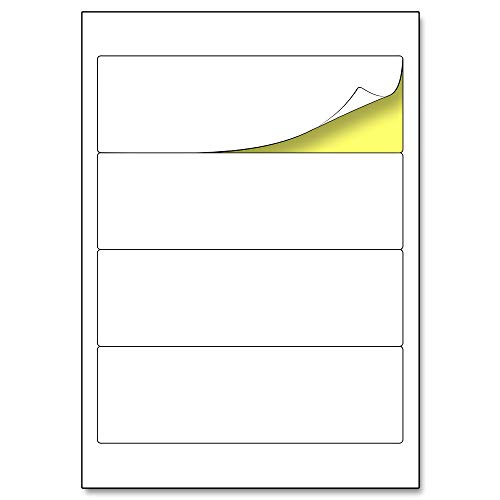 192 x 61 mm, 150 Blatt, Ordnerrücken Selbstklebend Etiketten Aufkleber Bedruckbar A4 von TownStix