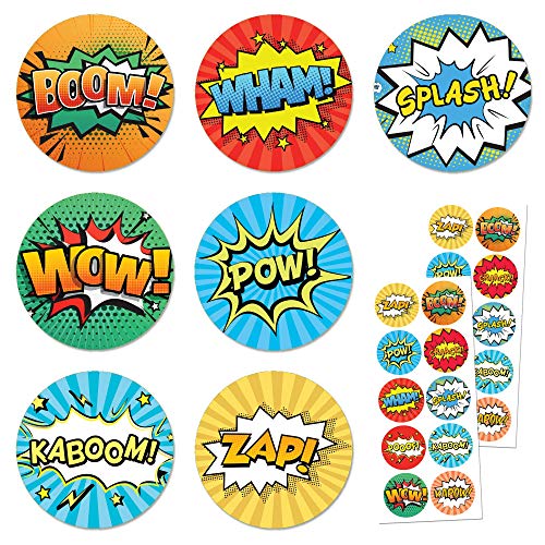 200 Stück - Superhelden Sticker Aufkleber, Comic Aufkleber Kinder - 20 Blätt, 40mm 200 Stück - Superhelden Sticker Aufkleber, Comic Aufkleber Kinder - 20 Blätt, 40mm von TownStix