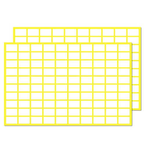 13 x 8 mm, Aufkleber Etiketten Selbstklebend Klebeetiketten zum Beschriften - Weiß (2000 Stück) 13 x 8 mm, Aufkleber Etiketten Selbstklebend Klebeetiketten zum Beschriften - Weiß (2000 Stück) von TownStix