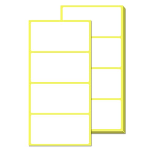 300 Stück, 80 x 40 mm, Aufkleber Etiketten Selbstklebend Klebeetiketten zum Beschriften - Weiß 300 Stück, 80 x 40 mm, Aufkleber Etiketten Selbstklebend Klebeetiketten zum Beschriften - Weiß von TownStix