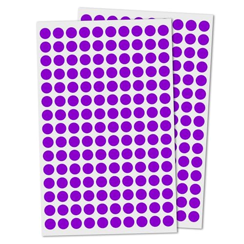 3000 Stück, 10mm Klebepunkte Etiketten Aufkleber Selbstklebende - Lila 3000 Stück, 10mm Klebepunkte Etiketten Aufkleber Selbstklebende - Lila von TownStix