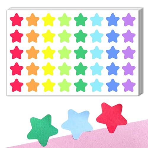 3200 Stück, 20mm - Sticker Sterne Aufkleber Klebesterne Bunt - 8 Farben 3200 Stück, 20mm - Sticker Sterne Aufkleber Klebesterne Bunt - 8 Farben von TownStix