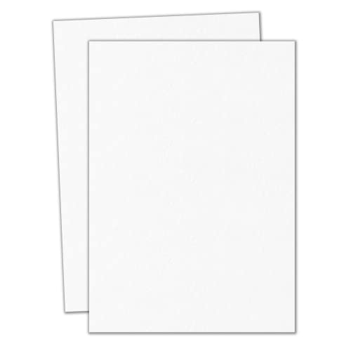 20 Blätt - 350g A4 Kartonpapier Weiß, Dickes Papier zum Drucken von TownStix