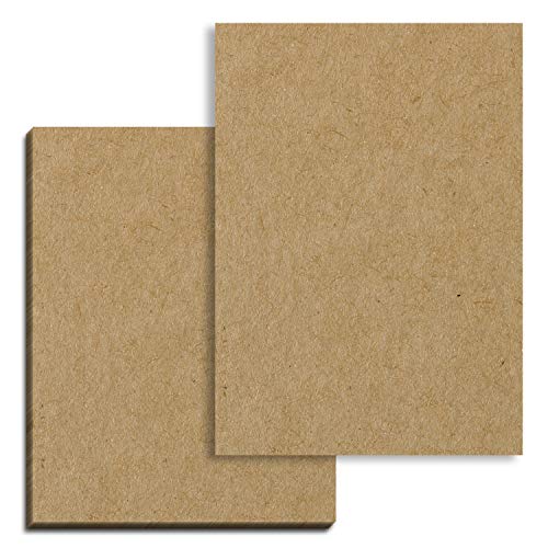 40 Blatt - 300g A4 Kraftpapier, Kartonpapier Fotokarton Pappe Braun von TownStix