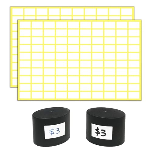 4000 Stück, 13 x 8 mm - Preisetiketten Selbstklebend, Etiketten Aufkleber Klebeetiketten zum Beschriften 4000 Stück, 13 x 8 mm - Preisetiketten Selbstklebend, Etiketten Aufkleber Klebeetiketten zum Beschriften von TownStix
