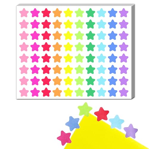 4800 Stück, 12mm - Sticker Sterne Aufkleber Klebesterne Bunt - 10 Farben 4800 Stück, 12mm - Sticker Sterne Aufkleber Klebesterne Bunt - 10 Farben von TownStix