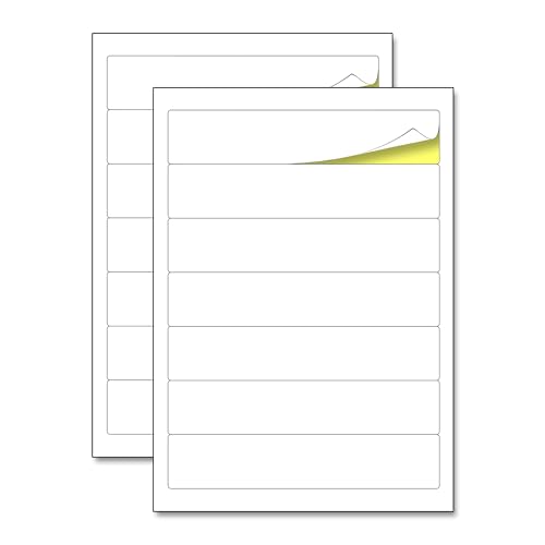 50 Blatt, 350 Stück - Ordnerrücken Selbstklebend Schmal, Ordner Rückenschilder Etiketten Aufkleber Bedruckbar A4, 192 x 38 mm 50 Blatt, 350 Stück - Ordnerrücken Selbstklebend Schmal, Ordner Rückenschilder Etiketten Aufkleber Bedruckbar A4, 192 x 38 mm von TownStix