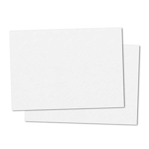 50 Blatt - A3 300g Fotokarton Weiß, Tonkarton Dickes Papier Pappe von TownStix