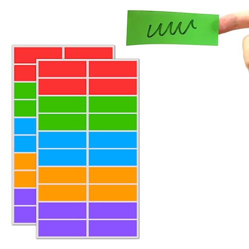 500 Stück, 75 x 25 mm - Umzugsetiketten Aufkleber Bunt, 5 Farben 500 Stück, 75 x 25 mm - Umzugsetiketten Aufkleber Bunt, 5 Farben von TownStix