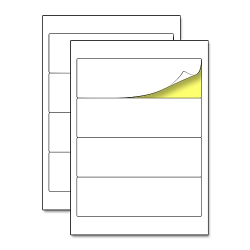 50 Blatt - Ordnerrücken Selbstklebend, Etiketten Selbstklebend Bedruckbar - A4 (192 x 61 mm) von TownStix