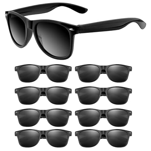 TownTop 8 Stück Sonnenbrillen Bulk Set – Retro Vintage Sonnenbrillen im Set, Sonnenbrille Schwarz, Polarisiert, Günstig & Stilvoll für Frauen & Männer TownTop 8 Stück Sonnenbrillen Bulk Set – Retro Vintage Sonnenbrillen im Set, Sonnenbrille Schwarz, Polarisiert, Günstig & Stilvoll für Frauen & Männer von TownTop