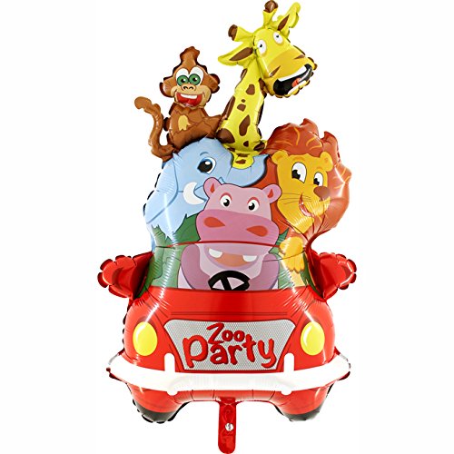 Toyland 37 "Zoo Party Tier Supershape Folienballon - Kindergeburtstagsfeier Ballon von Toyland