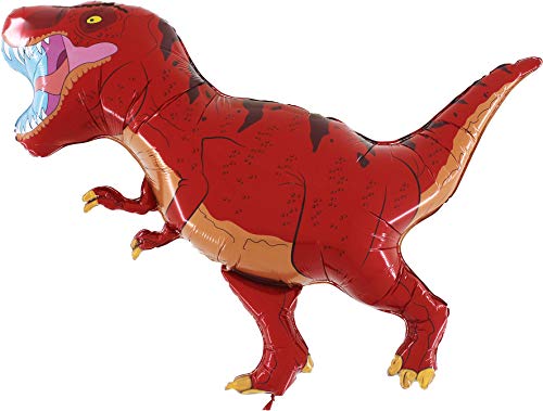 39 "Roter T-Rex Dinosaurier Folienballon - Partydekorationen von Toyland