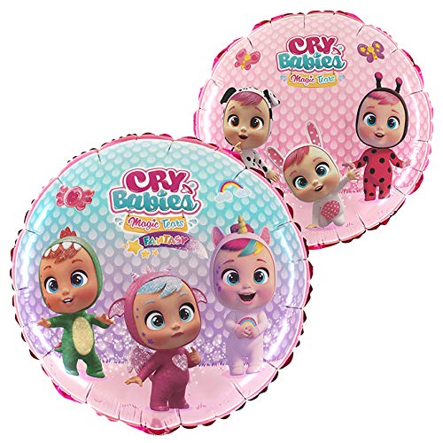 Toyland® 18"Pink Round Cry Babies Charakter Folienballon - Partydekorationen von Toyland