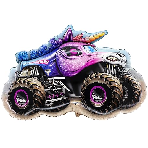 Toyland® 80cm (32") Monster Jam " Sparkle Smash " Folienballon - Charakterballons in Monstertruck-Form von Toyland