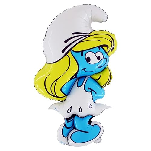 Toyland® 81 cm (32 Zoll) Folienballon in Schlumpfine-Form – Partyballons für Kinder von Toyland