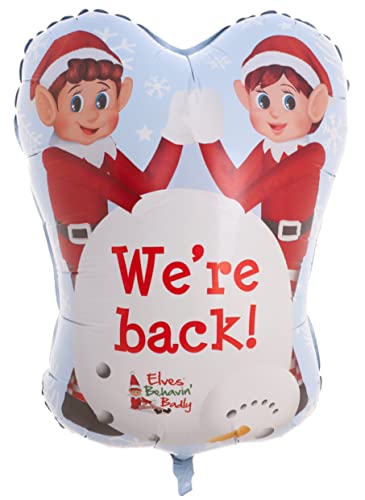 Toyland® Elves Behavin Badly 'We're Back', frecher Elfen-Folienballon – Dekoration für Weihnachtsfeiern von Toyland