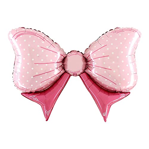 XXL-Folienballon * SCHLEIFE in PINK * als Deko zur Geburt von einem Baby-Mädchen | 109cm groß XXL-Folienballon * SCHLEIFE in PINK * als Deko zur Geburt von einem Baby-Mädchen | 109cm groß von Toyland
