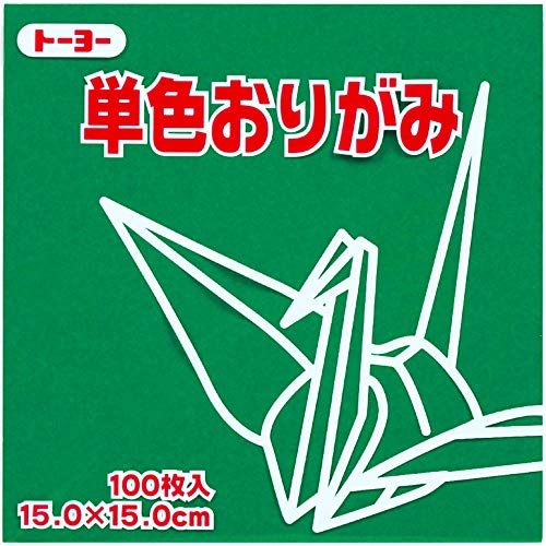 Toyo Origami-Papier, einfarbig, blaugrün, 15 cm, 100 Blatt von トーヨー
