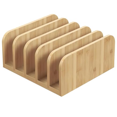 Post-Organizer für Zuhause, Aktenordner aus Holz, tragbarer Schreibtisch-Dokumentenhalter mit 5 Fächern, Buch- und Ordner-Aufbewahrungsständer, 16,3 x 15,5 x 7,6 cm, kompakter Schreibtisch-Organizer Post-Organizer für Zuhause, Aktenordner aus Holz, tragbarer Schreibtisch-Dokumentenhalter mit 5 Fächern, Buch- und Ordner-Aufbewahrungsständer, 16,3 x 15,5 x 7,6 cm, kompakter Schreibtisch-Organizer von Toyosport