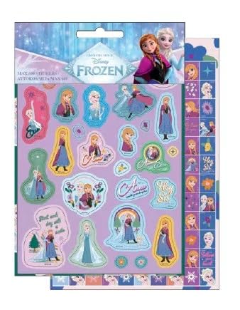 Disney Frozen 600 Aufkleber Set - Mehrere Blätter mit Prinzessin Anna und Elsa Charakteren - Deko Designs von Toys & Gamers