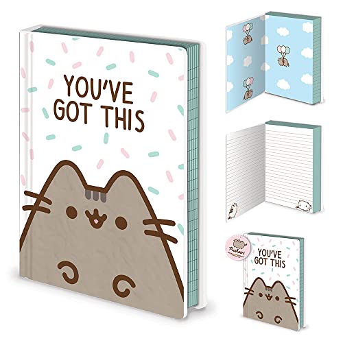 Pyramid International Pusheen | You've Got This | A5 | Premium | Notizbuch | Kinder | Erwachsene | Geburtstag | Weihnachten von Pyramid International